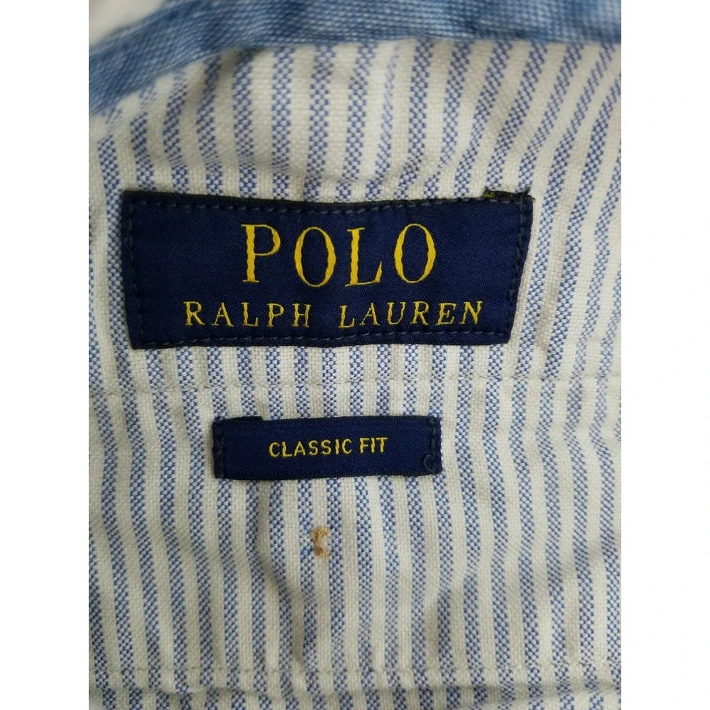 Polo Ralph Lauren Mens Chino Pants 32x32 Khaki Classic Fit Flat‎ Front Cotton